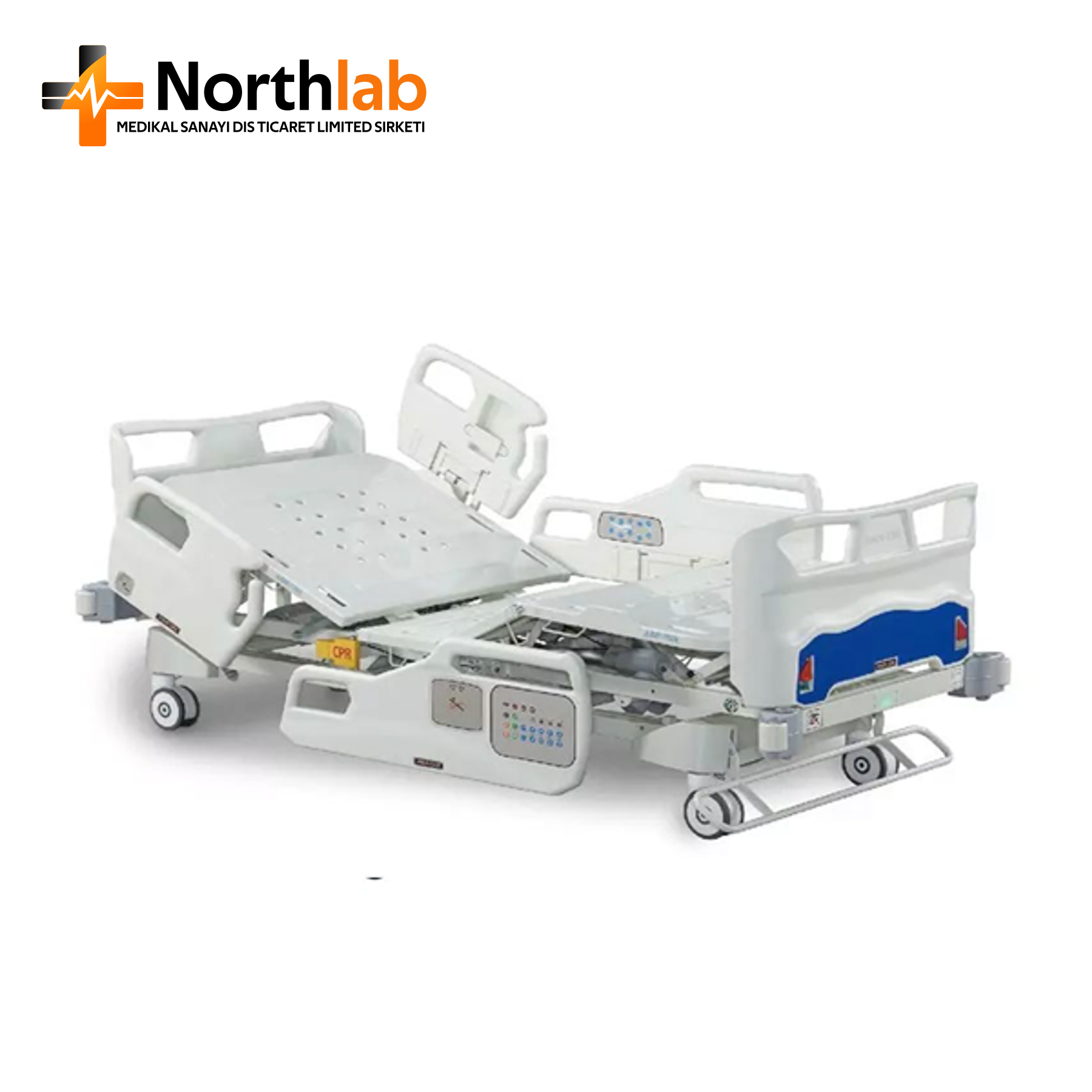 4 Motors Hospital Patient Bed